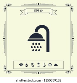 Shower icon symbol