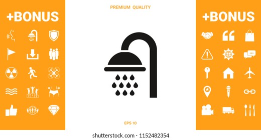 Shower icon symbol