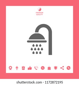 Shower icon symbol