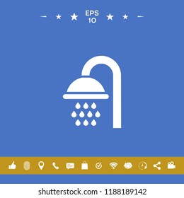 Shower icon symbol