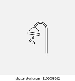 shower icon template design
