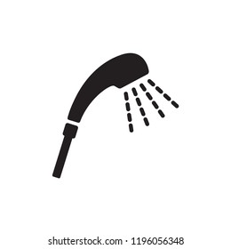 shower icon in trendy flat design 