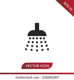 Shower icon vector