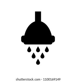 Shower icon vector