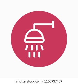 shower icon vector