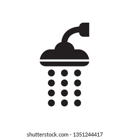 Shower icon vector