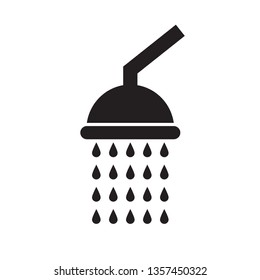 Shower icon vector