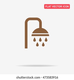 Shower icon. Vector concept illustration for design.