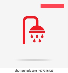 Shower icon. Vector concept illustration for design.
