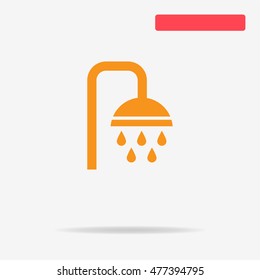 Shower icon. Vector concept illustration for design.