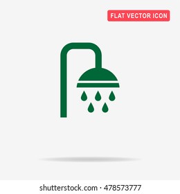 Shower icon. Vector concept illustration for design.