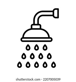 shower icon vector design template in white background