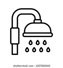 shower icon vector design template in white background