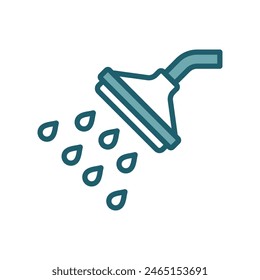 shower icon vector design template simple and clean