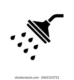shower icon vector design template simple and clean
