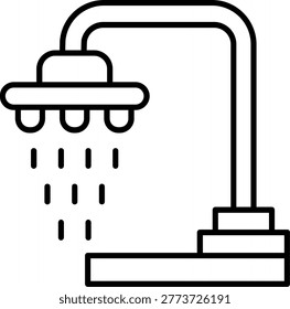 Shower Icon Vector Element line icon design vector icons