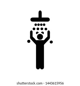 Shower icon Vector. Flat vector illustration
