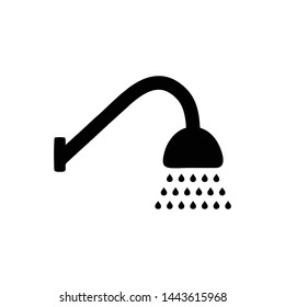 Shower icon Vector. Flat vector illustration