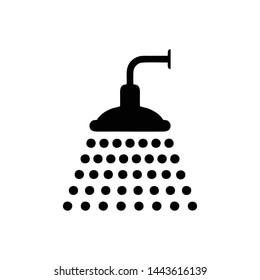 Shower icon Vector. Flat vector illustration