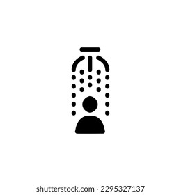 Shower icon vector. hygiene illustration sign. bath symbol.