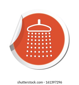 Shower icon. Vector illustration