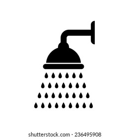 Shower icon, vector illustration