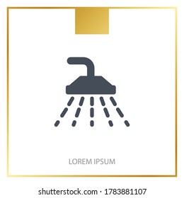 shower icon. Vector illustration EPS 10.