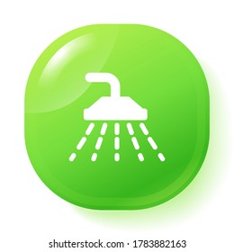 shower icon. Vector illustration EPS 10.