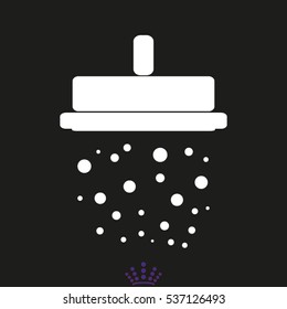 Shower, icon, vector illustration EPS 10
