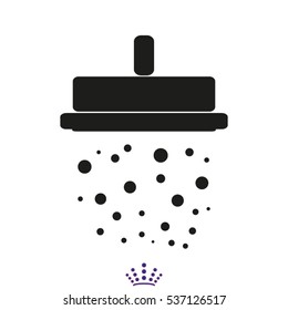 Shower, icon, vector illustration EPS 10