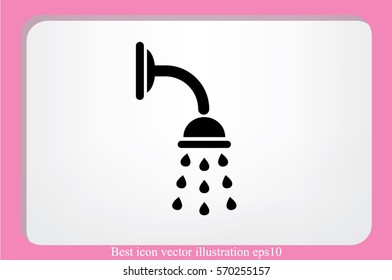 Shower icon vector illustration eps10