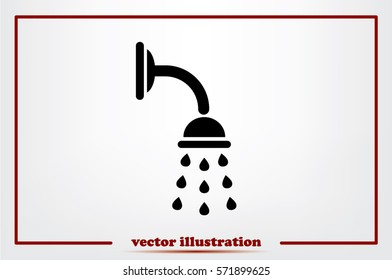 Shower icon vector illustration eps10