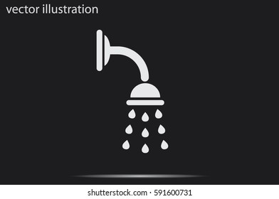 Shower icon vector illustration eps10