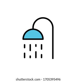 Shower Icon vector illustration flat