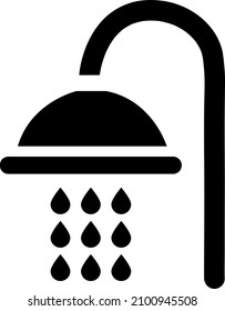 Shower icon vector illustration on white background.eps