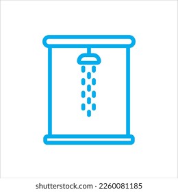 Duschsymbol, Vektorgrafik, Abbildung, Symbol
