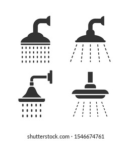 Shower Icon Vector Sign Isolated Graphic Stock Vector (Royalty Free ...