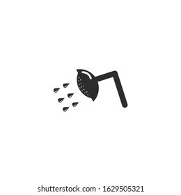 Shower Icon vector sign isolated for graphic and web design. Shower symbol template color editable on white background.