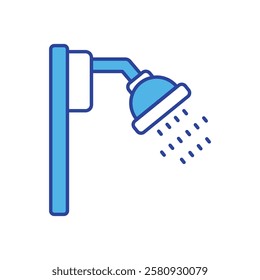 Shower icon vector stock illustration