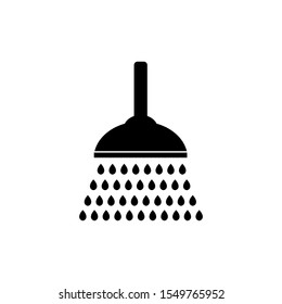 Shower icon vector. Shower symbol for bathing