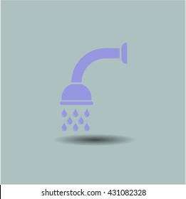 Duschsymbol Vektorsymbol flaeps jpg app web concept website
