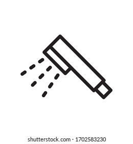Shower icon vector symbol template