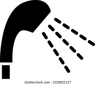 Shower icon vector symbol template on white background..eps