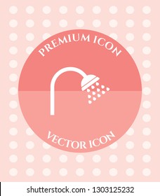Shower Icon for Web. Application, Software & Graphic Design.