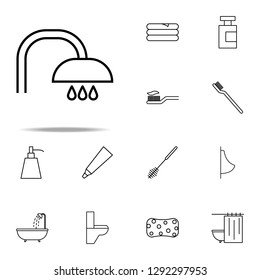 shower icon. web icons universal set for web and mobile