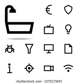 shower icon. web icons universal set for web and mobile
