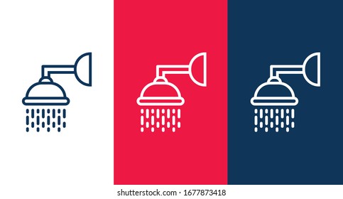 Icono de ducha para web y móvil