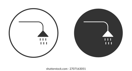 Ícone de chuveiro para design de site, logotipo para web e apps.