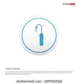Shower Icon, White Background icon template