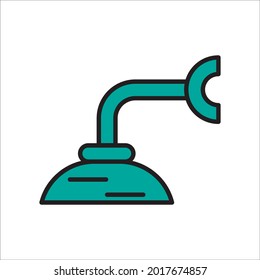 Shower icons symbol vector elements for infographic web